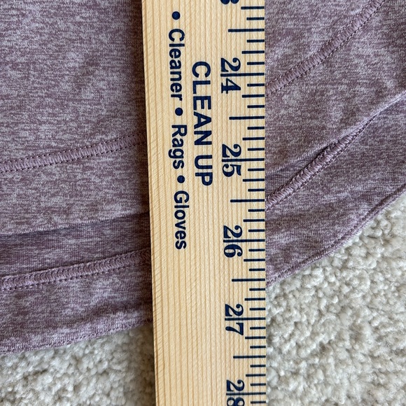 Athleta Uptempo Top Long Sleeve Heather Purple Women’s Small Active Performance - Picture 12 of 13